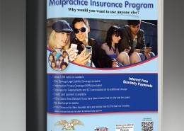 insurance print advertisement graphic design services