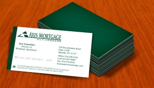 mortgage marketing materials business card 1