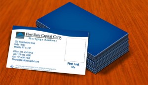 mortgage marketing materials business card