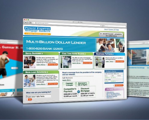 Custom Mortgage Company Website Design by HFB Advertising