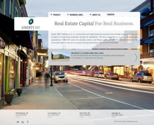 Custom Mortgage Lender Website Design by HFB Advertising