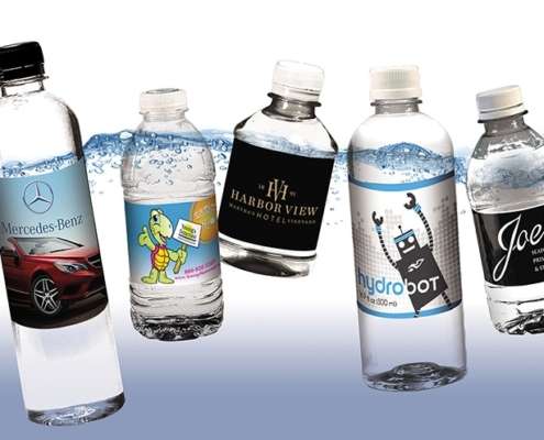 custom label bottled water