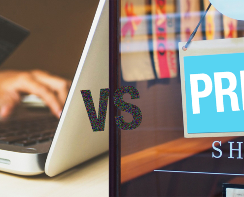 Online Printing vs Printing Near Me