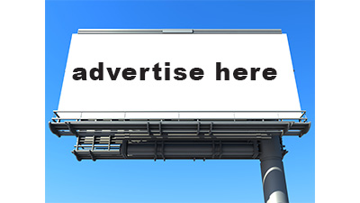 advertising examples - billboard that says advertise here