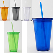 Top 10 Must-Have Promotional Products for 2025 2 Green eco-friendly tumbler with HFB Advertising logo against a minimalist background with Top 10 Promo Products 2025