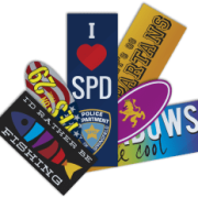 Bumper Stickers Weatherproof vinyl bumper stickers for mobile marketing