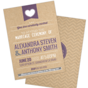 Brown Kraft Cards Eco-friendly brown kraft paper business cards