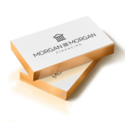 Painted Edge Cards Luxury thick business cards with custom painted edges