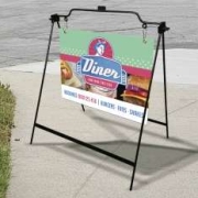 A-Frame Signage Durable sidewalk A-frame signs for retail marketing