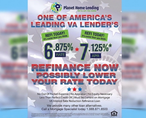 Consumer Refinance Mailing Campaigns Large-format mortgage refinance mailers featuring structured benefit matrices, prominent interest rate callouts, and integrated financial compliance disclosures.